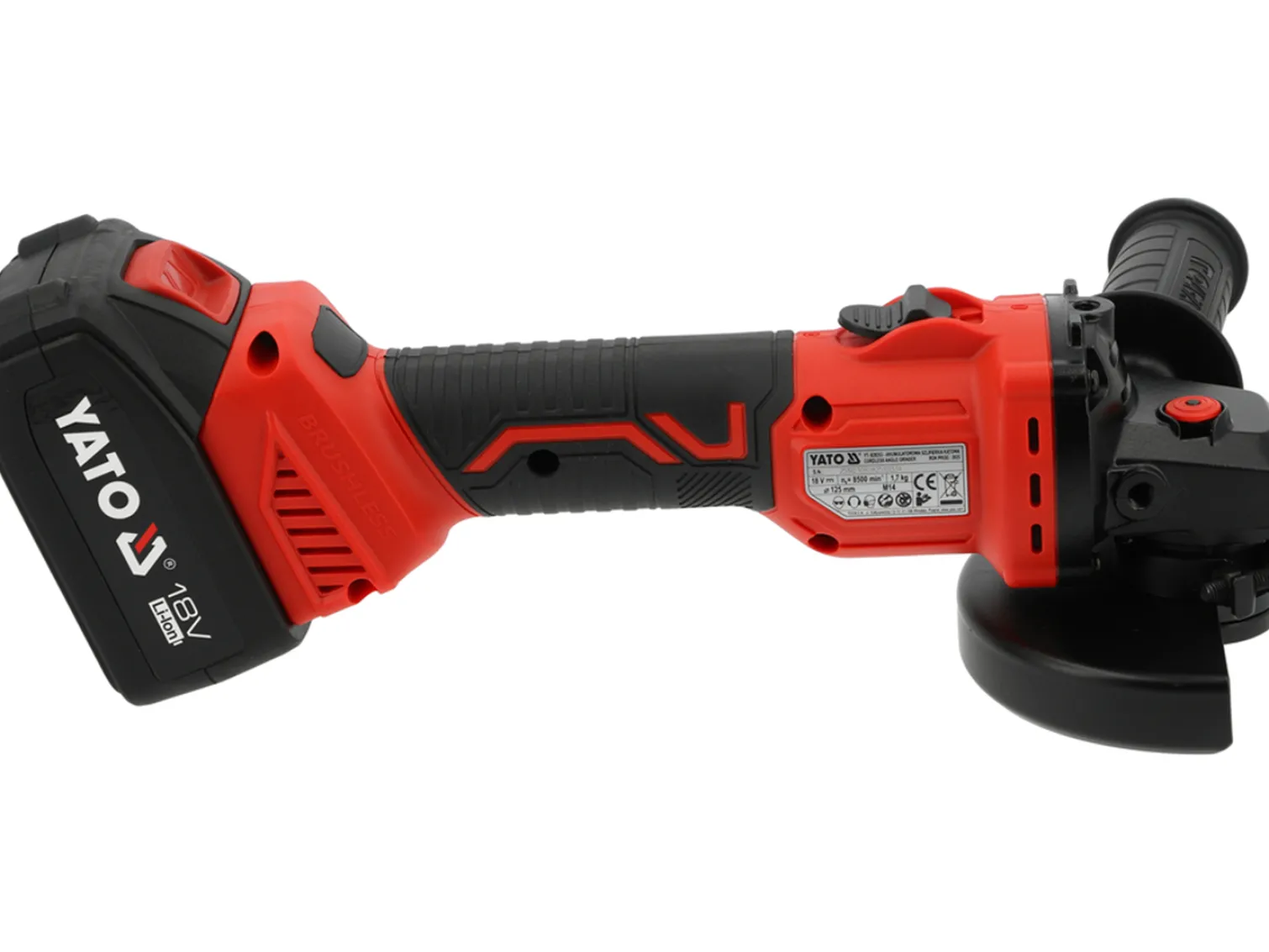 Szlifierka kątowa Yato YT-828252 2x4.0Ah