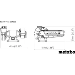 Szlifierka stołowa Metabo BS 200 PLUS
