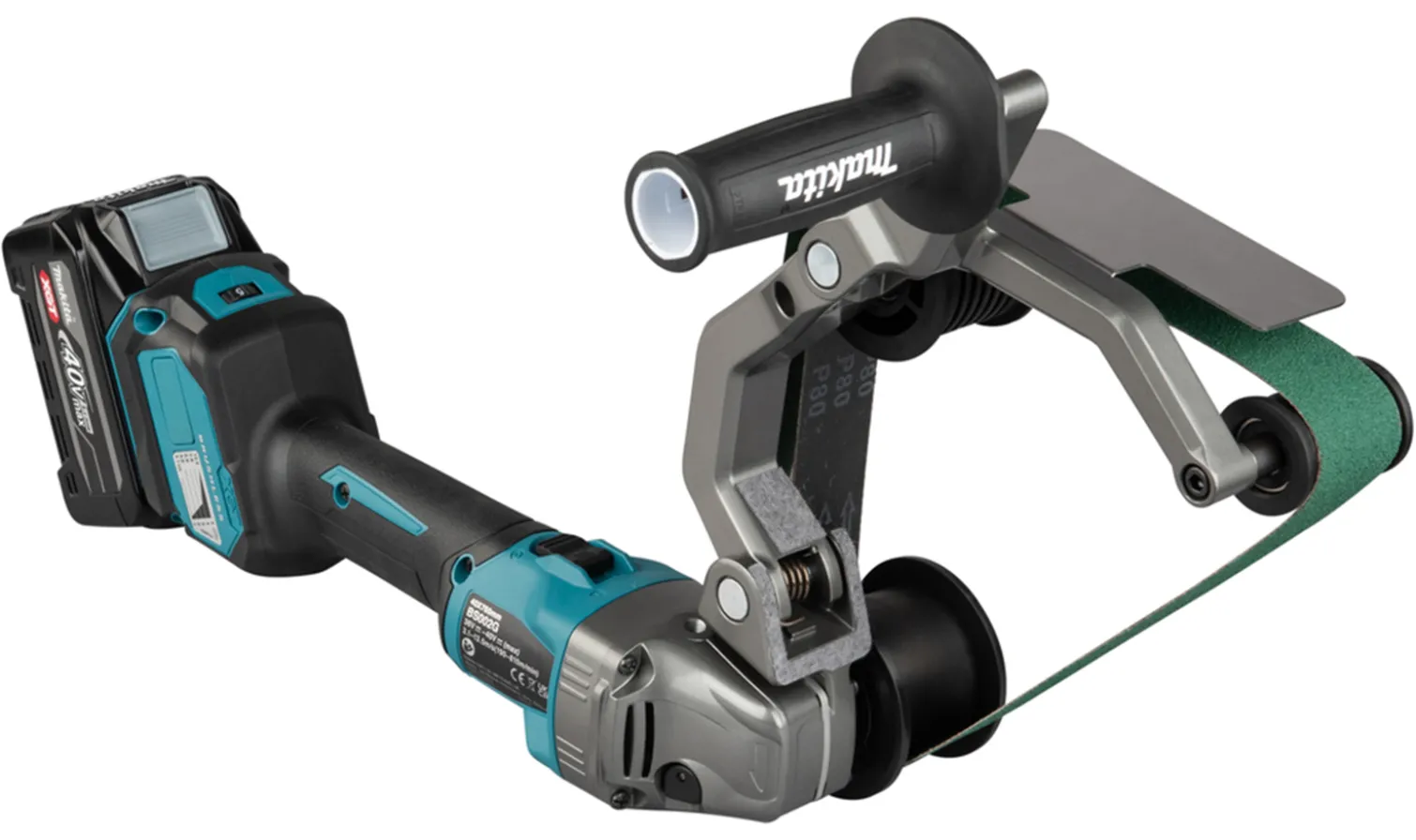 Szlifierka taśmowa do rur Makita XGT BS002GU201 2x4.0Ah