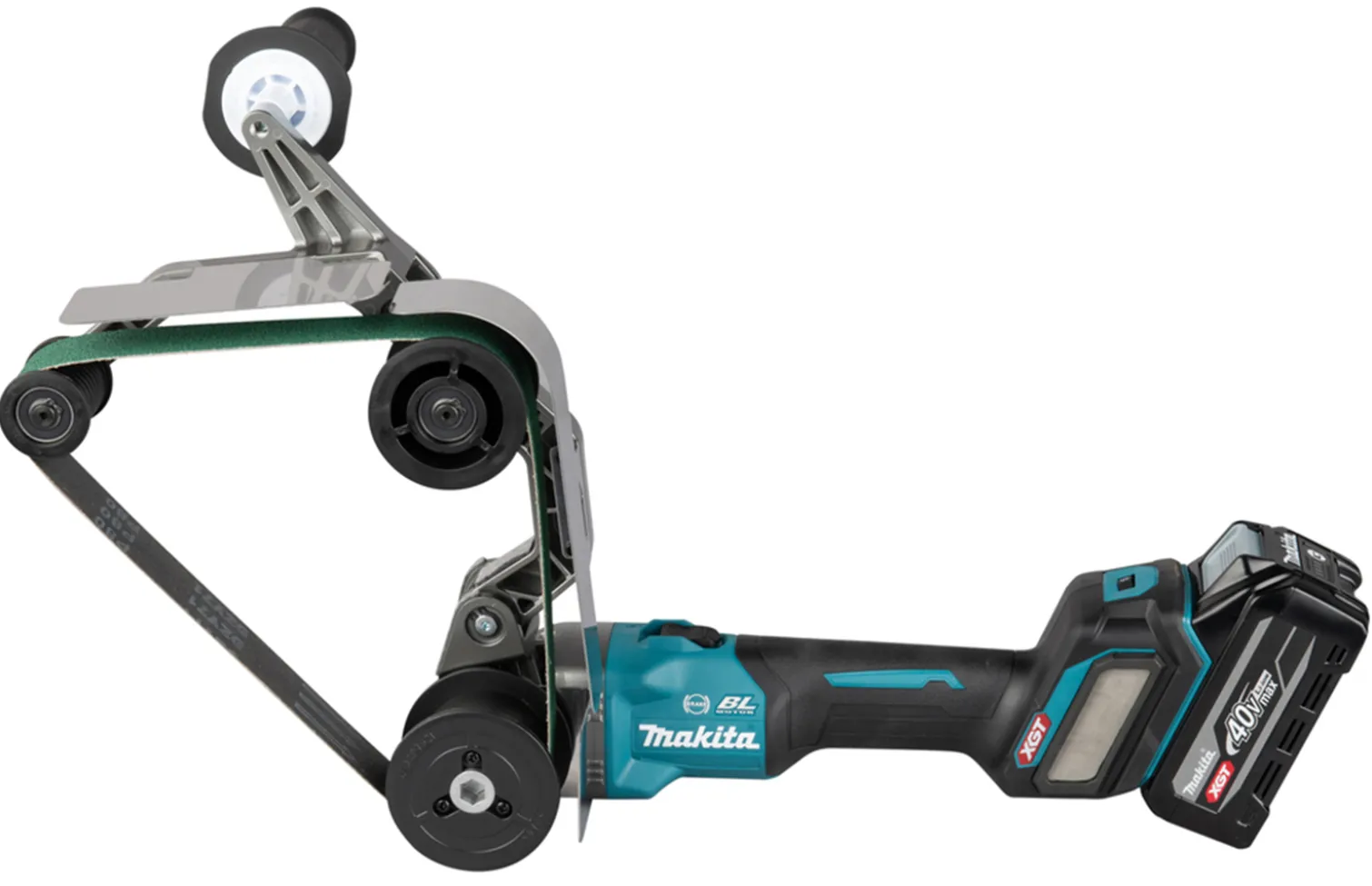 Szlifierka taśmowa do rur Makita XGT BS002GU201 2x4.0Ah