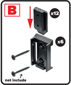 Szybkozłączki do molet Qbrick System Custom Connectors Set 1