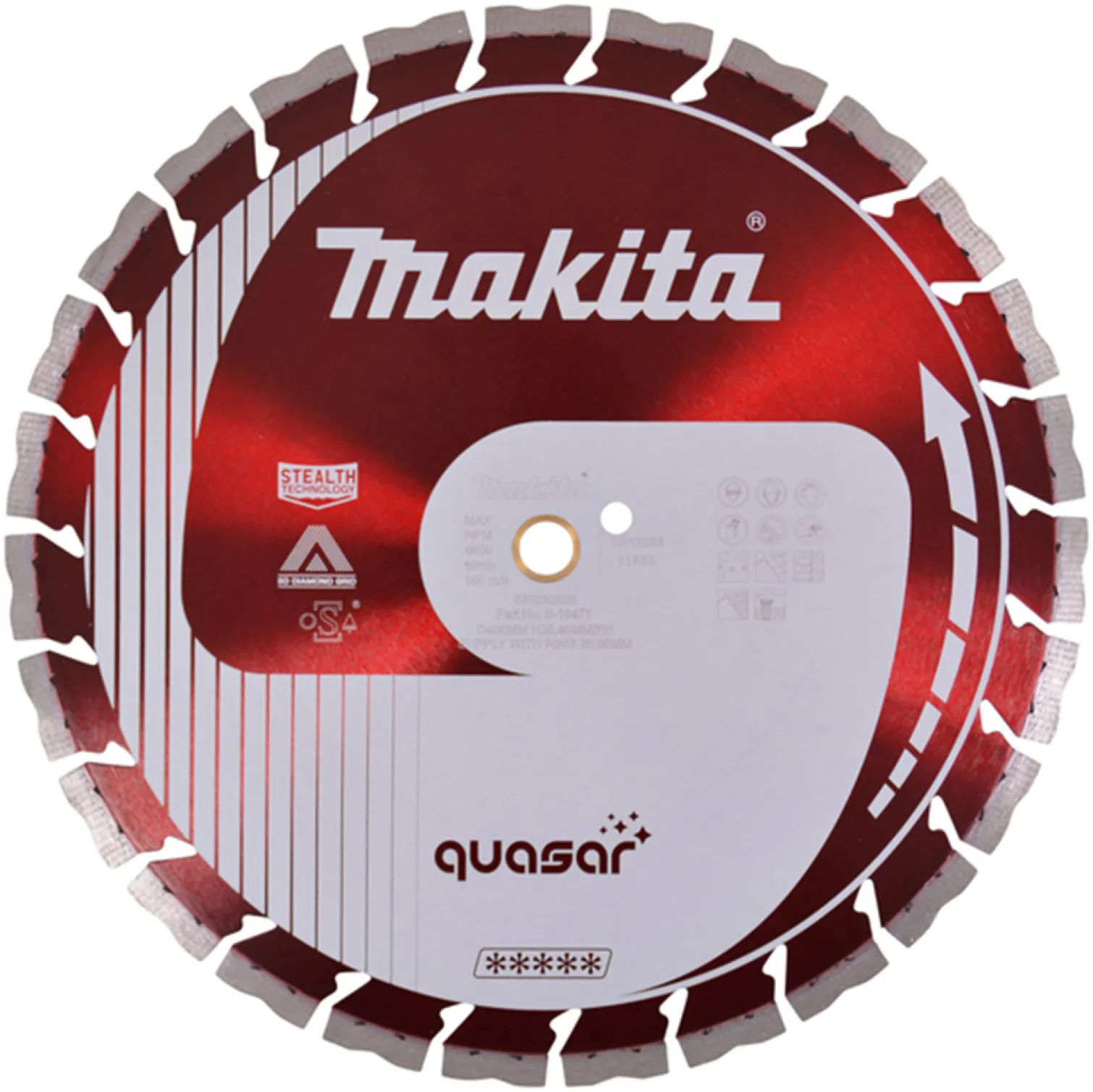 Tarcza diamentowa 400mm Makita QUASAR STEALTH