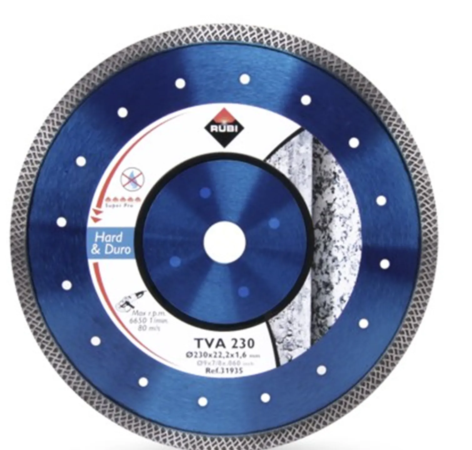 Tarcza diamentowa 230mm Rubi TVA 230 SUPERPRO