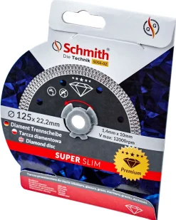 Tarcza diamentowa premium slim 200 x 25,4 / 22,2mm Schmith SDSS-04