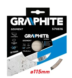 Tarcza diamentowa 115x22.2mm Graphite 57H616