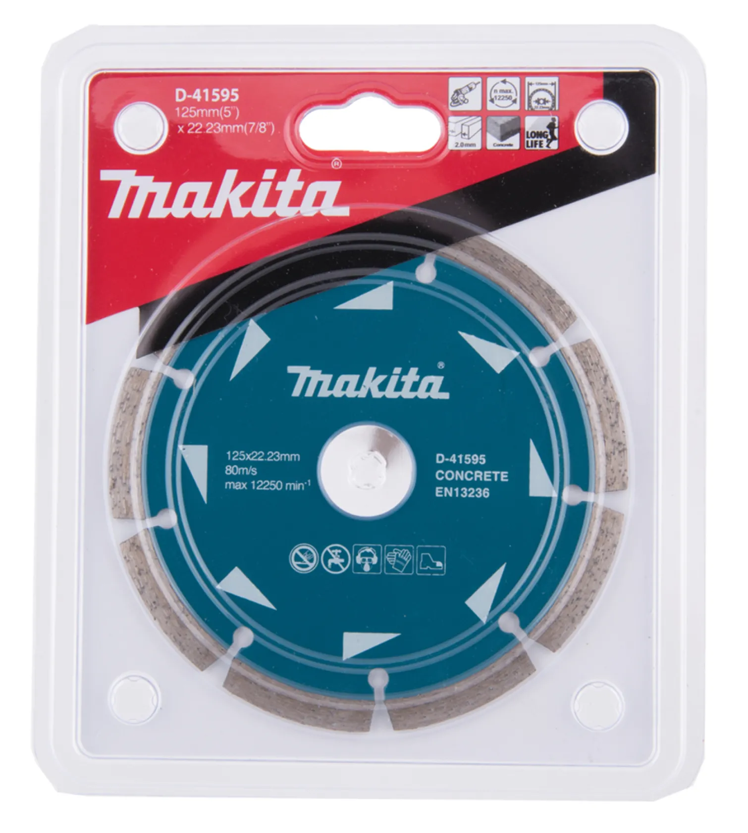 Tarcza diamentowa 125x22.23mm segmentowa 10szt. Makita D-41595-10