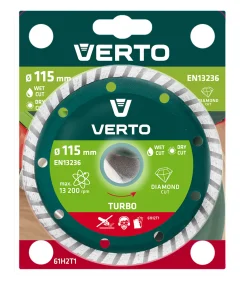 Tarcza diamentowa 115x22.2mm Verto 61H2T1