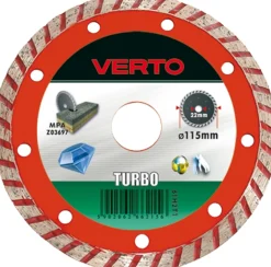 Tarcza diamentowa 115x22.2mm Verto 61H2T1