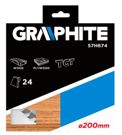 Tarcza do pilarki, widiowa 200x30mm Z24 Graphite 57H674