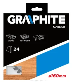 Tarcza do pilarki, widiowa 160x30mm Z24 Graphite 57H658