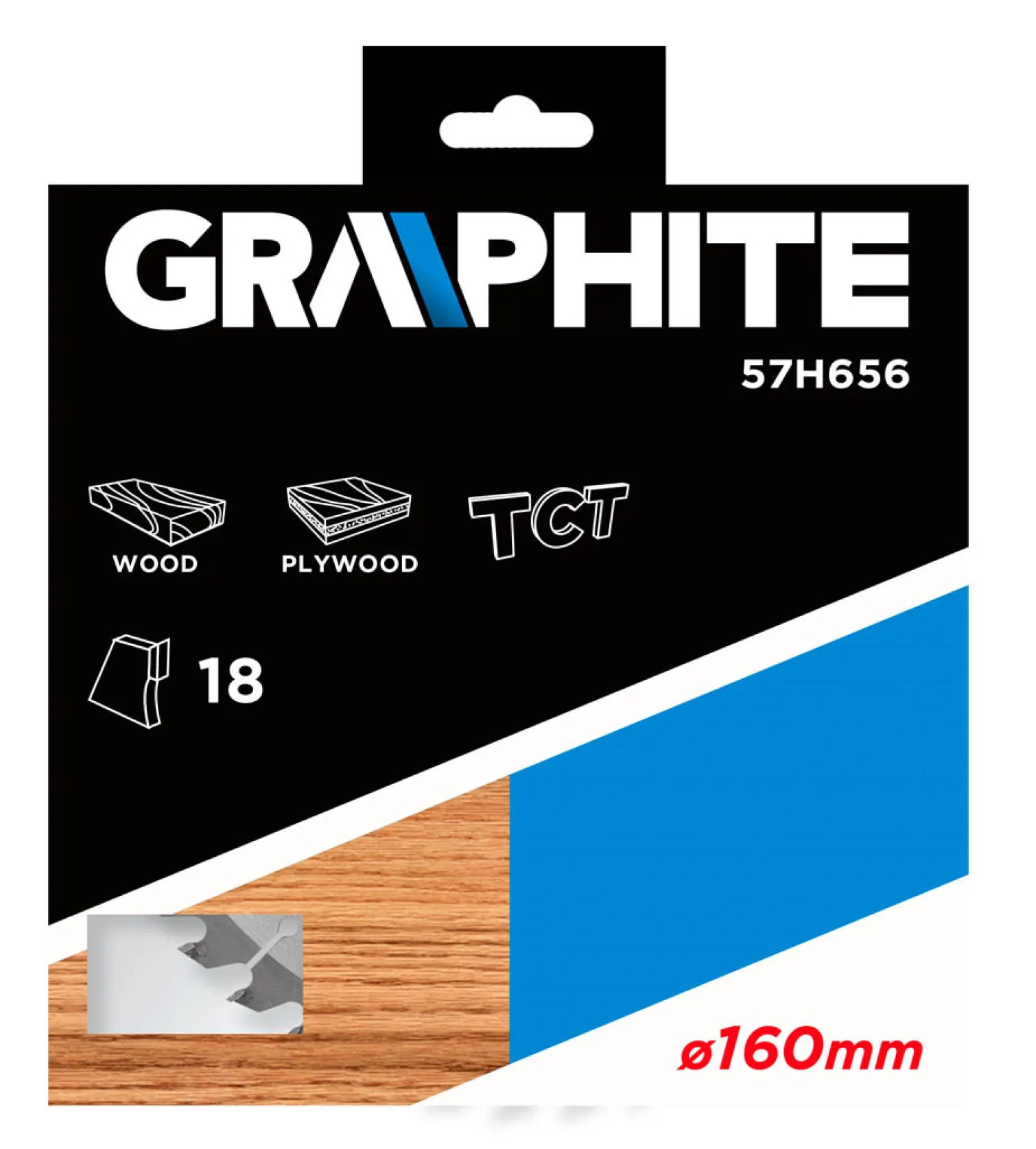 Tarcza do pilarki, widiowa 160x30mm Z18 Graphite 57H656