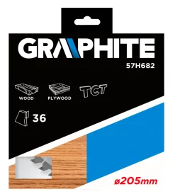 Tarcza do pilarki, widiowa 205x20mm Z36 Graphite 57H682