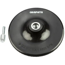 Tarcza elastyczna z rzepem 150 mm x M14 + trzpień Graphite 55H929