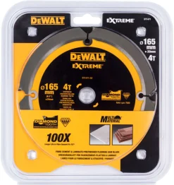 Tarcza pilarska EXTREME do włóknocementu 165x20mm DeWalt DT1471
