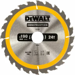 Tarcza pilarska 190x30mm 24T DeWalt DT1944-QZ