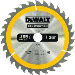 Tarcza pilarska 165x20mm 30T DeWalt DT1935-QZ