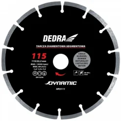 Tarcza segmentowa 230mm/22.2mm Dynamic Dedra HP2116
