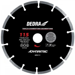 Tarcza segmentowa 250mm/25.4mm Dynamic Dedra HP2117E