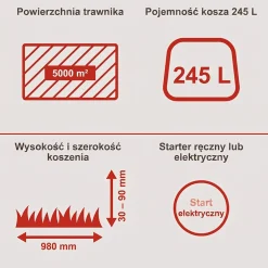 Traktorek ogrodowy Scheppach TMR452-98H RD