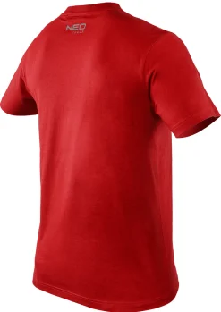 T-shirt czerwony, rozmiar S Neo 81-648-S