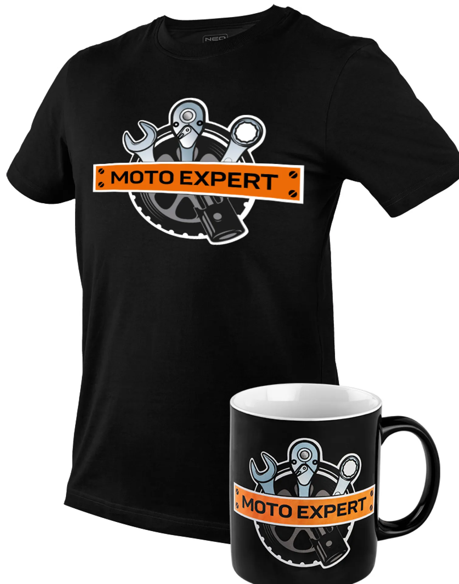 T-shirt z nadrukiem, MOTO Expert, rozmiar M Neo 81-643-M