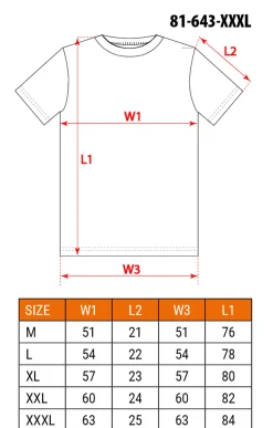 T-shirt z nadrukiem, MOTO Expert, rozmiar XXXL Neo 81-643-XXXL