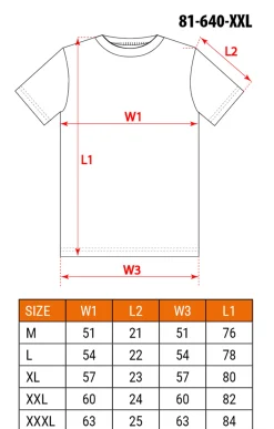 T-shirt z nadrukiem, NEOlution, rozmiar XXL Neo 81-640-XXL
