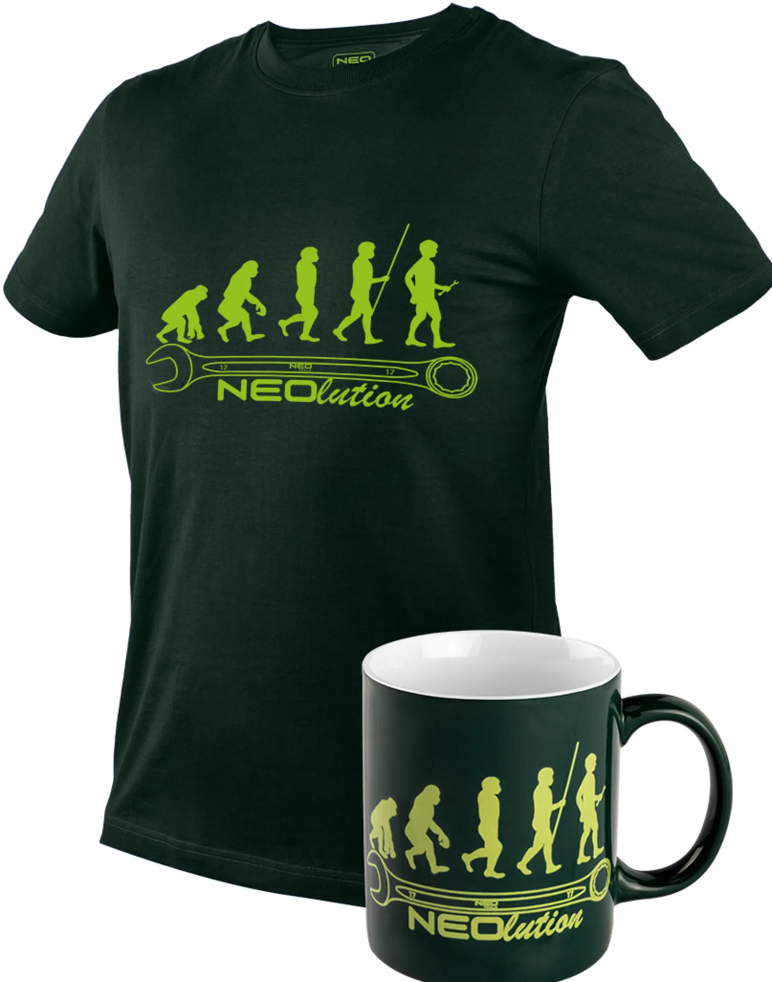 T-shirt z nadrukiem, NEOlution, rozmiar XXL Neo 81-640-XXL