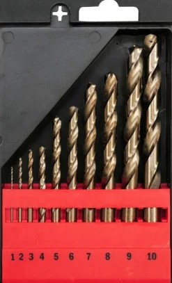 Wiertła do metalu HSS 10szt. Yato YT-41603