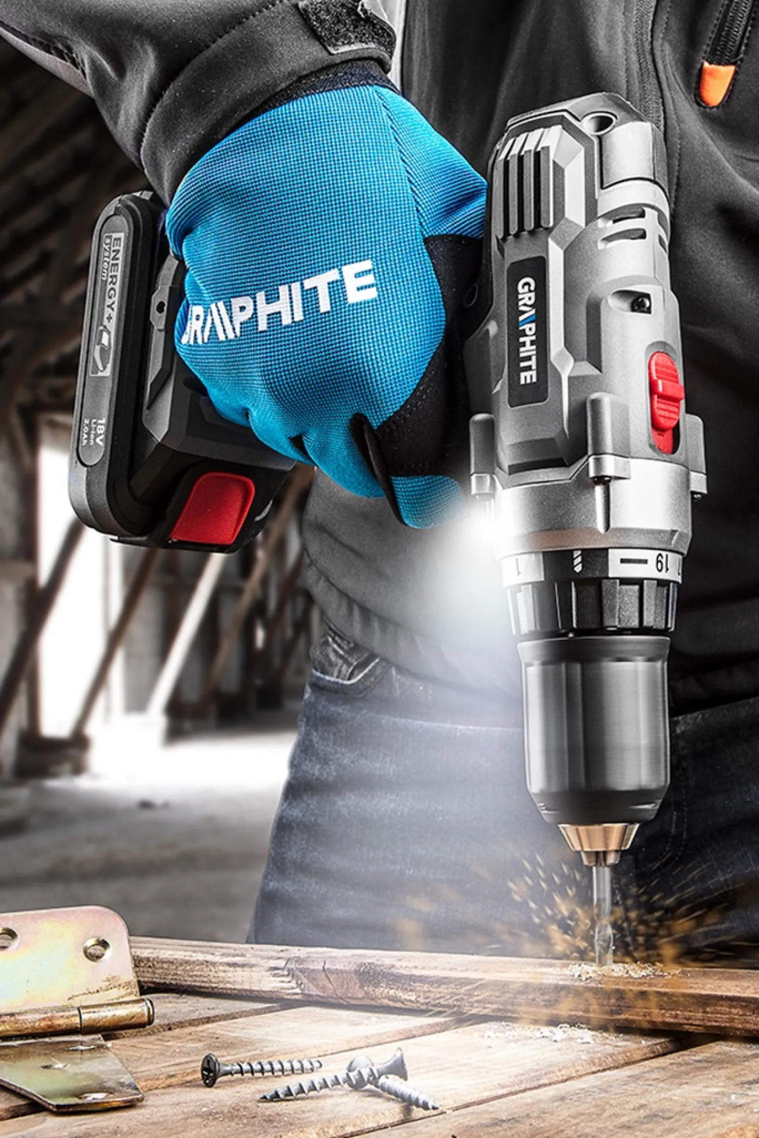 Wiertarko-wkrętarka Graphite Energy+ 58G006