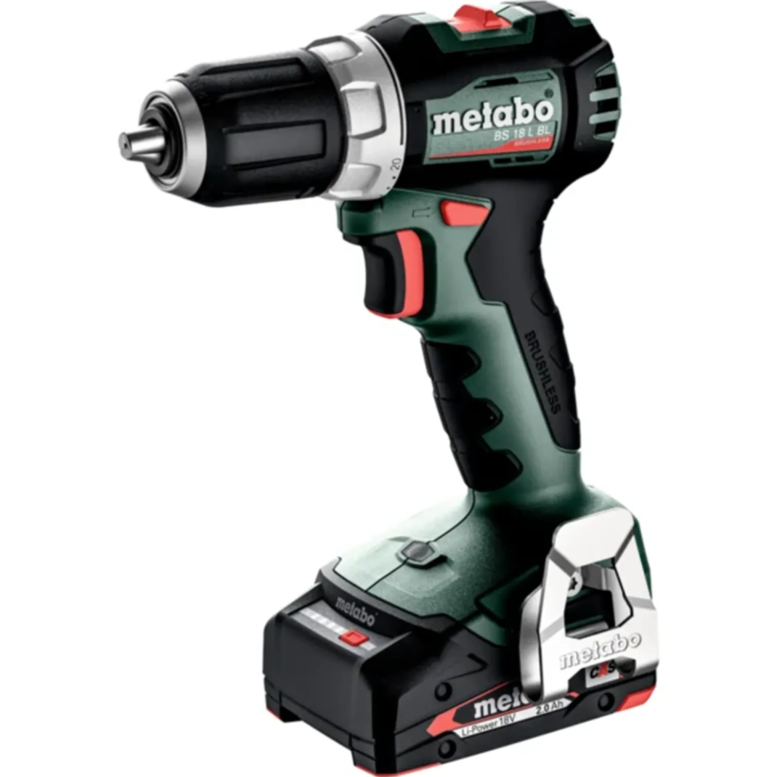 Wiertarko-wkrętarka Metabo BS 18 L BL 2x2.0Ah