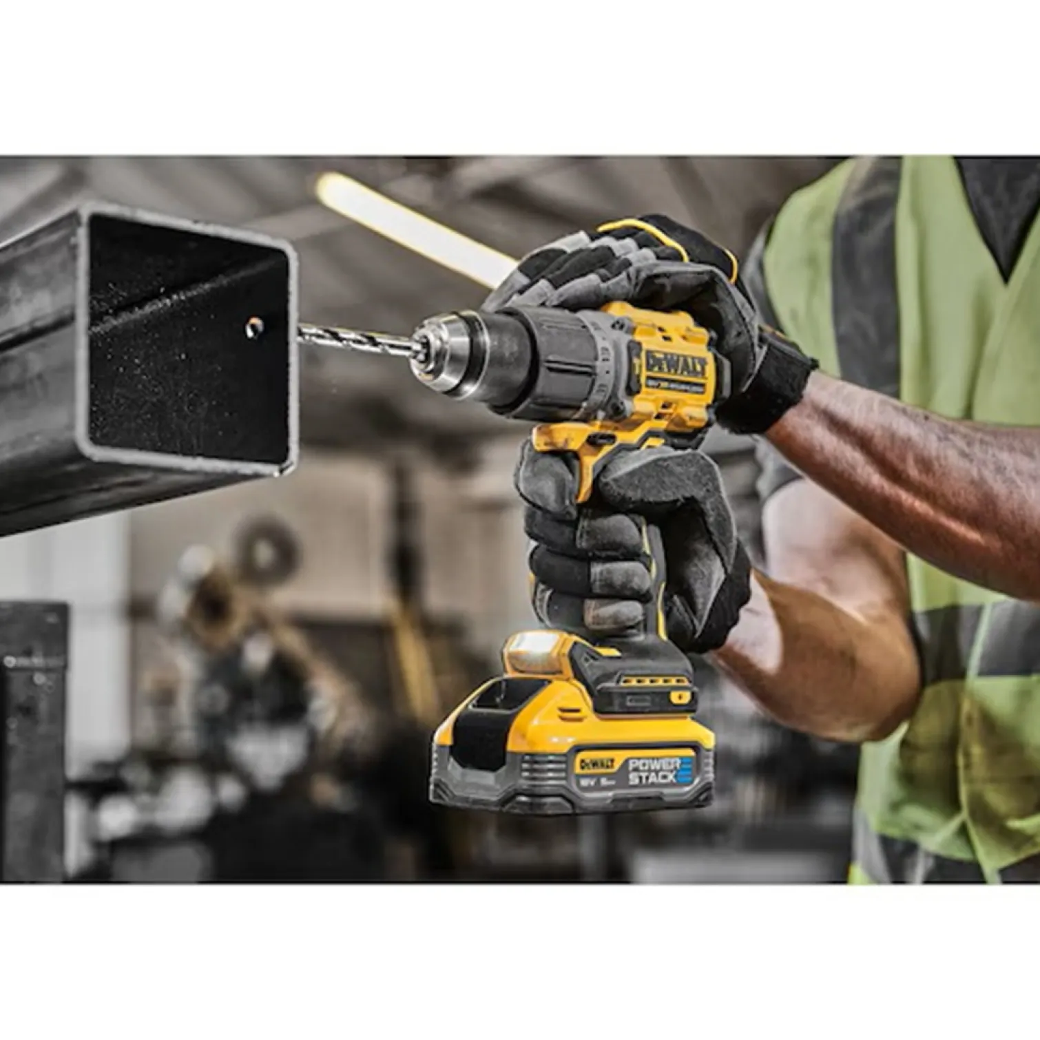 Wiertarko-wkrętarka udarowa DeWalt 18V XR DCD805H2T 2x5.0Ah