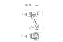 Wiertarko-wkrętarka udarowa Metabo SB 18 LT BL 2x4.0Ah