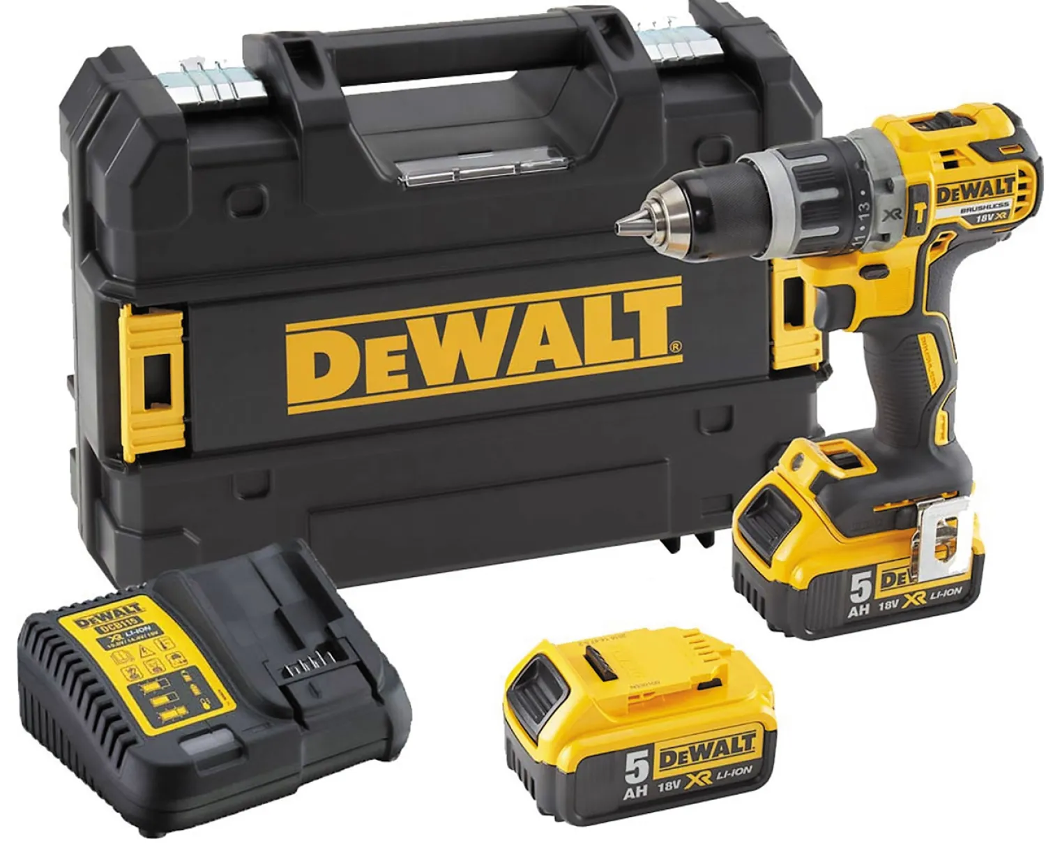 Wiertarko-wkrętarka udarowa 18V DeWalt DCD796P2