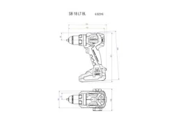 Wiertarko-wkrętarka udarowa w walizce metaBOX Metabo SB 18 LT BL