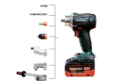 Wiertarko-wkrętarka z przystawką PowerX3 Metabo BS 18 LTX BL Q I 2x5.5Ah