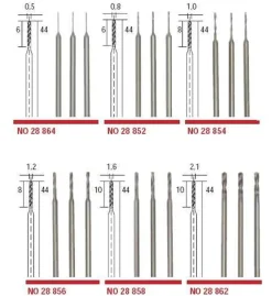 Wiertła ze stali wolframowo-wanadowej 1,6mm Proxxon PR28858