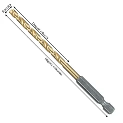 Wiertło do metalu "Economy" uchwyt narzędziowy 1/4" 13 mm Makita D-15855