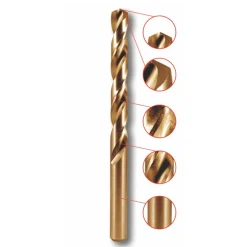 Wiertło do metalu, HSS-Co, 5% Co, 135°, 11x142mm, 1szt. Dedra WK11014