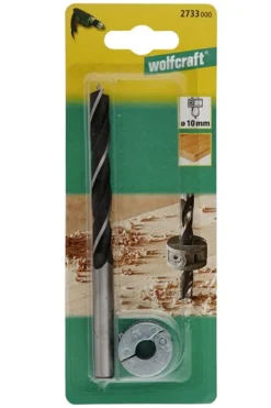 Wiertło do połączeń kołkowych 10 mm z ogranicznikiem Wolfcraft WF2733000