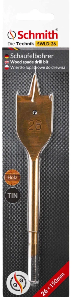 Wiertło łopatkowe do drewna 26mm Schmith SWLD-26