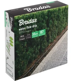 Wąż kroplujący z akcesoriami Bradas WATER FLOW DRIP-50m