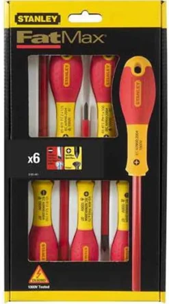 Wkrętak fatmax zestaw 6 szt vde pł + pz Stanley S/65-443-0