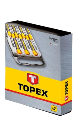 Wkrętaki precyzyjne, zestaw 7szt. Topex 39d558