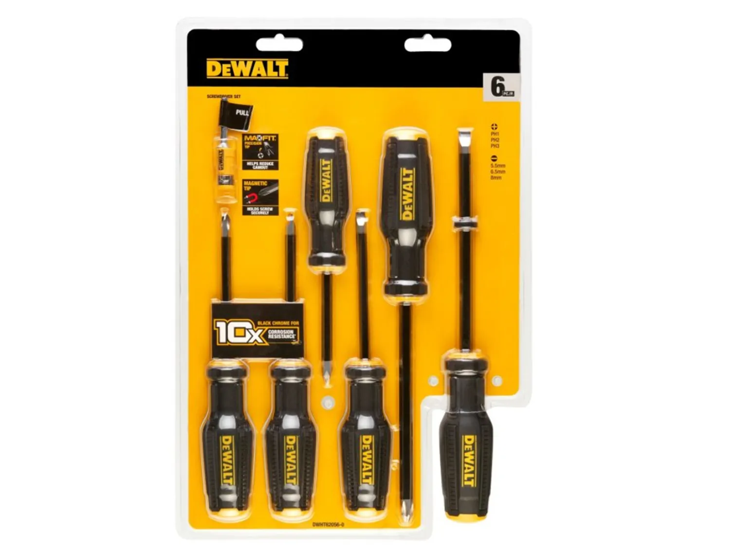 Wkrętaki 6szt. DeWalt DWHT62056-0