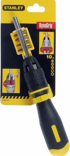 Wkrętak multibit z grzechotką + 10 końcówek [k] Stanley S/68-010-0