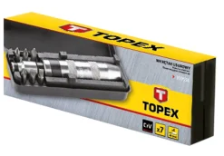 Wkrętak udarowy, zestaw 7szt. Topex 39D556
