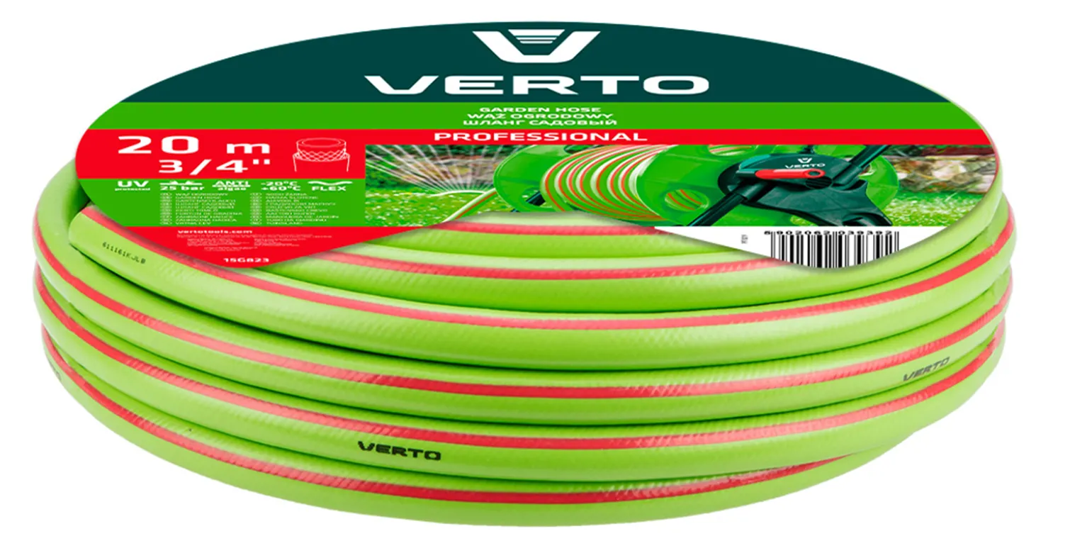 Wąż ogrodowy 20 m, 3/4"PROFESSIONAL Verto 15G823