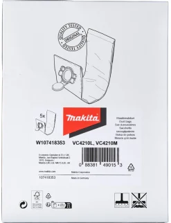 Worki flizelinowe 5szt. do VC4210L Makita W107418353