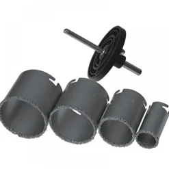 Wycinacz z nasypem węglika wolframu kpl, śr,33,53,67,73 mm Dedra DED1518